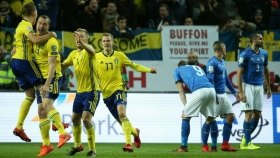 Suecia toma ventaja sobre Italia en repesca europea