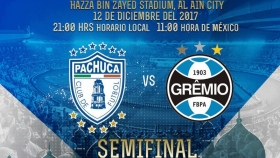 Pachuca vs Gremio por la final del Mundial de Clubes