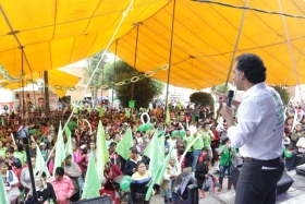 Reafirmó que los candidatos verdes tienen el compromiso de trabajar por la seguridad de las mujeres