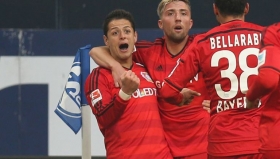 Javier es referente en la delantera del Leverkusen