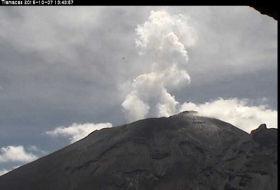 Imagen actual del volcán