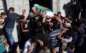 Más de 2 mil 200 palestinos se vieron afectados.