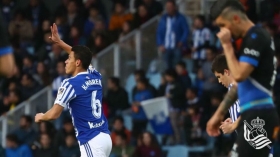 Héctor Moreno anota su primer gol con Real Sociedad