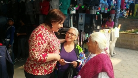 Ana Tere Aranda Orozco: “Nosotros estamos haciendo una campaña de contacto y de cercanía con la gente”