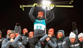 Alemania líder en medallero de PyeonChang