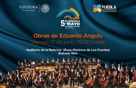 Conciertos viernes 17 y 24; jueves 30 de junio a las 19:00 horas en el Auditorio de la Reforma.