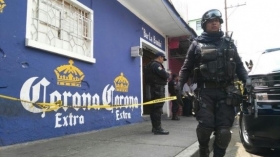 Los hechos se registraron en el bar bambú en el centro de Tehuacán