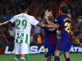 Barcelona derrota al Betis de Guardado