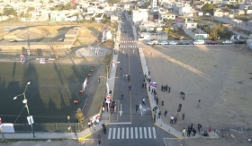 Reapertura de la calle Emiliano Zapata, en la junta auxiliar La Resurrección