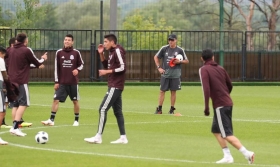 Selección de México ya entrenó en Moscú