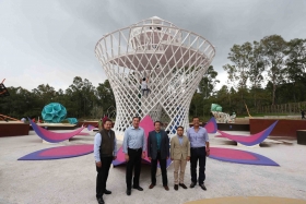 El Ejecutivo inauguró el parque estatal que se modernizó con una inversión de 146.3 mdp