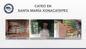 Recuperan más de mil cajas de cerveza en Xonacatepec