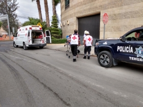 Fue trasladada al Hospital General