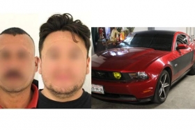 Operaban a bordo de un Mustang rojo que fue ubicado gracias al seguimiento del caso