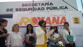 Roxana Luna plantea estrategia contra la inseguridad en Puebla