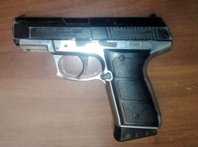 Utilizaba una pistola de diábolos para cometer el ilícito