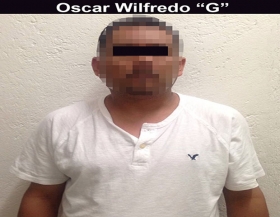 Oscar Wilfredo “G” fue detenido en Puebla