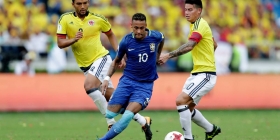 Brasil y Colombia empataron