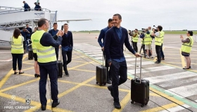 Real Madrid y Juve arriban a Cardiff