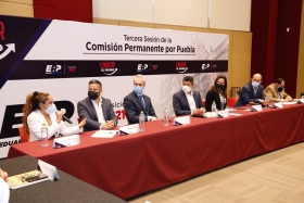 Eduardo Rivera, encabezó la Tercera Sesión de la Comisión Permanente por Puebla