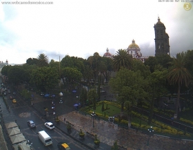 Cielo nublado durante el día en Puebla 