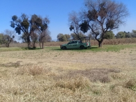 Personal de PEMEX resguarda la zona