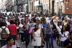 Mujeres exigen justicia en Puebla