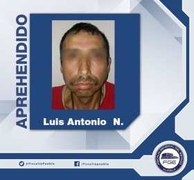 Luis Antonio N. fue trasladado al Centro de Reinserción Social de la región