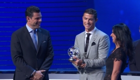 Cristiano Ronaldo premiado como mejor jugador de UEFA