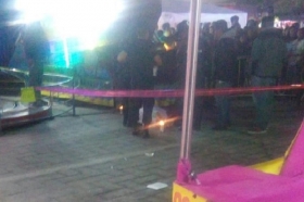 Los hechos se registraron en pleno centro de Amozoc  