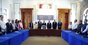 El Alcalde de Puebla, Luis Banck, nombró a nuevos integrantes del gabinete municipal 