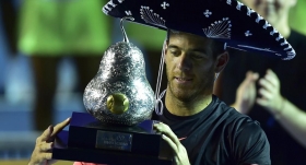 Del Potro título en 25 edición del Abierto Mexicano