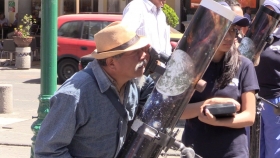 Se instalaron telescopios en diversos puntos del estado y la capital de Puebla     